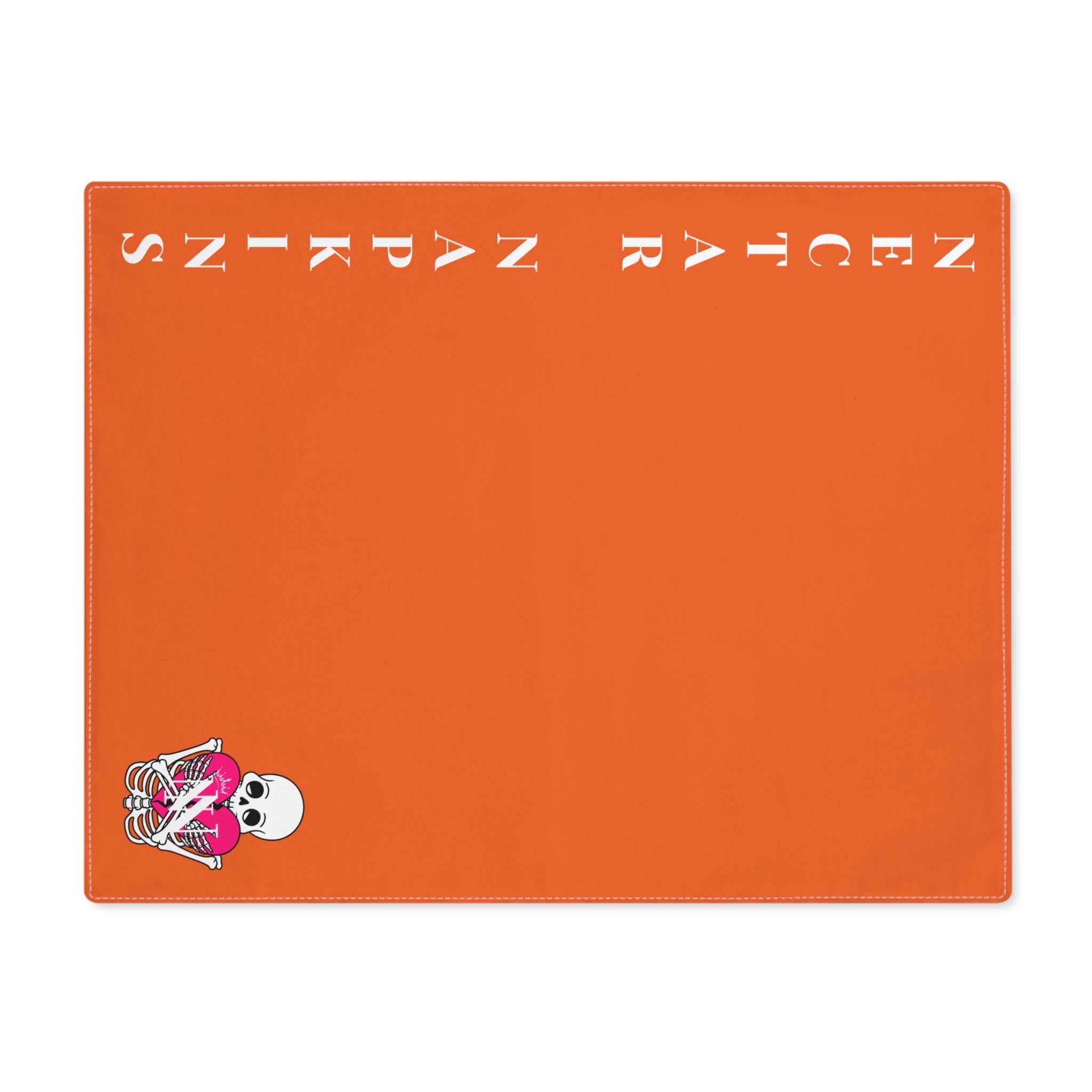 Nectar Napkins Brand Orange Sex Toy Mat