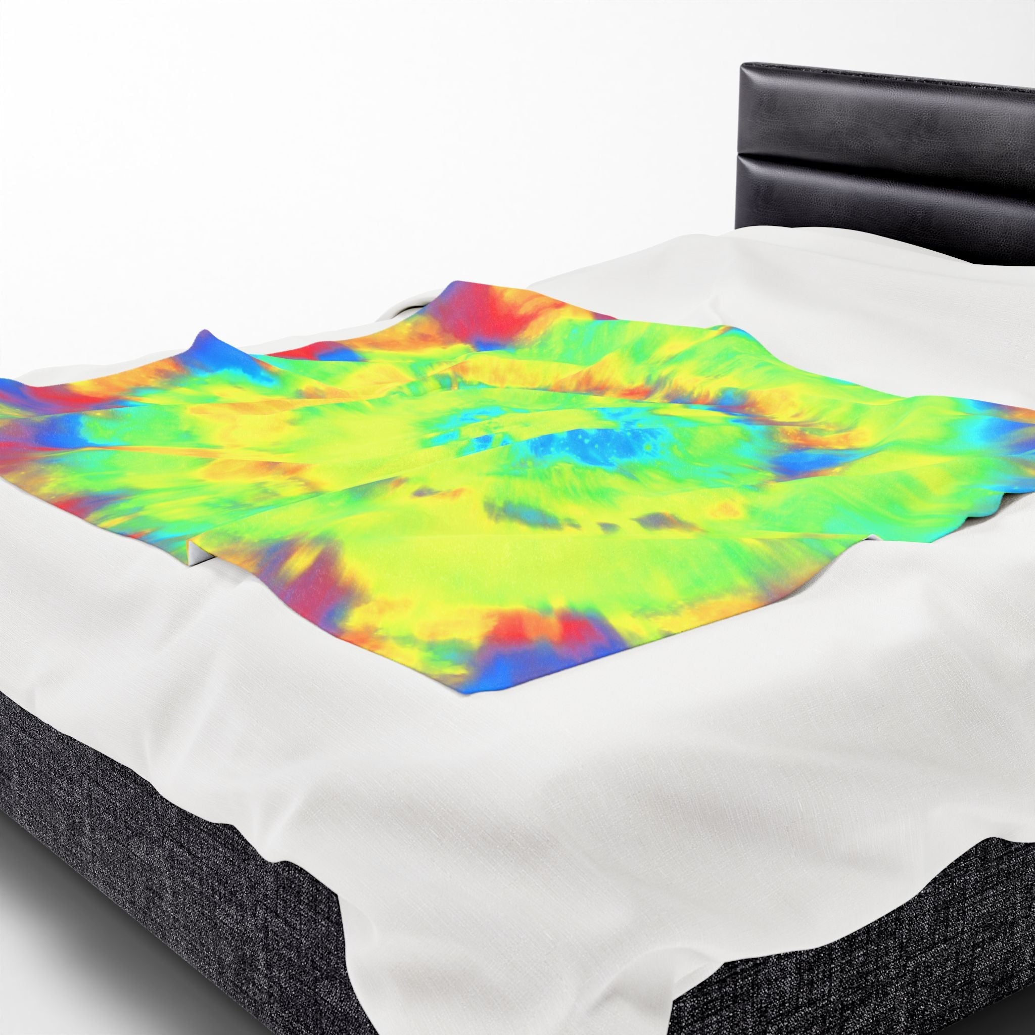 Bright Tie Dye | Mix & Match Velveteen Fun-Flirty Lovers’ Blankets