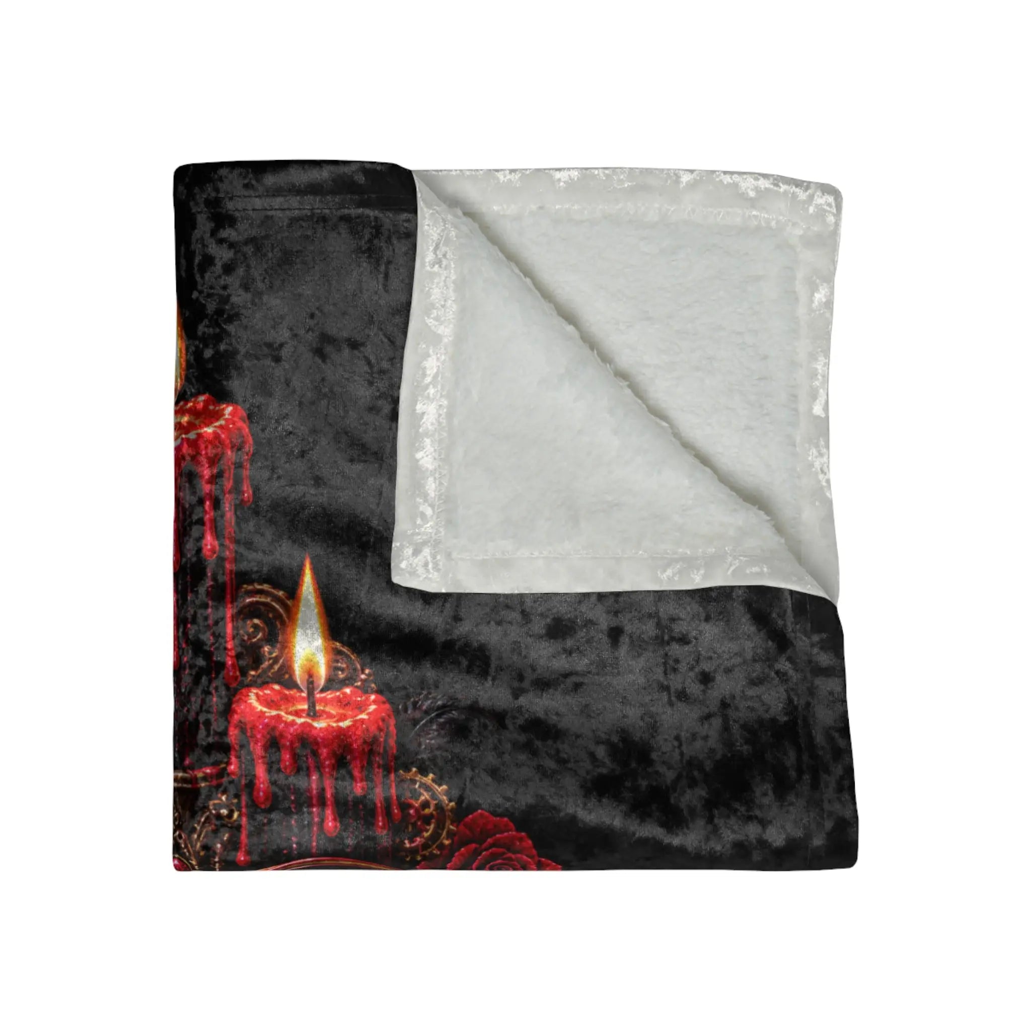 Wicked Hearts Club Valentines | Nectar Napkins Fun-Flirty Lovers’ Crushed Velvet Blankets