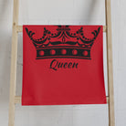 Large Crown Queen Red Cum Towel