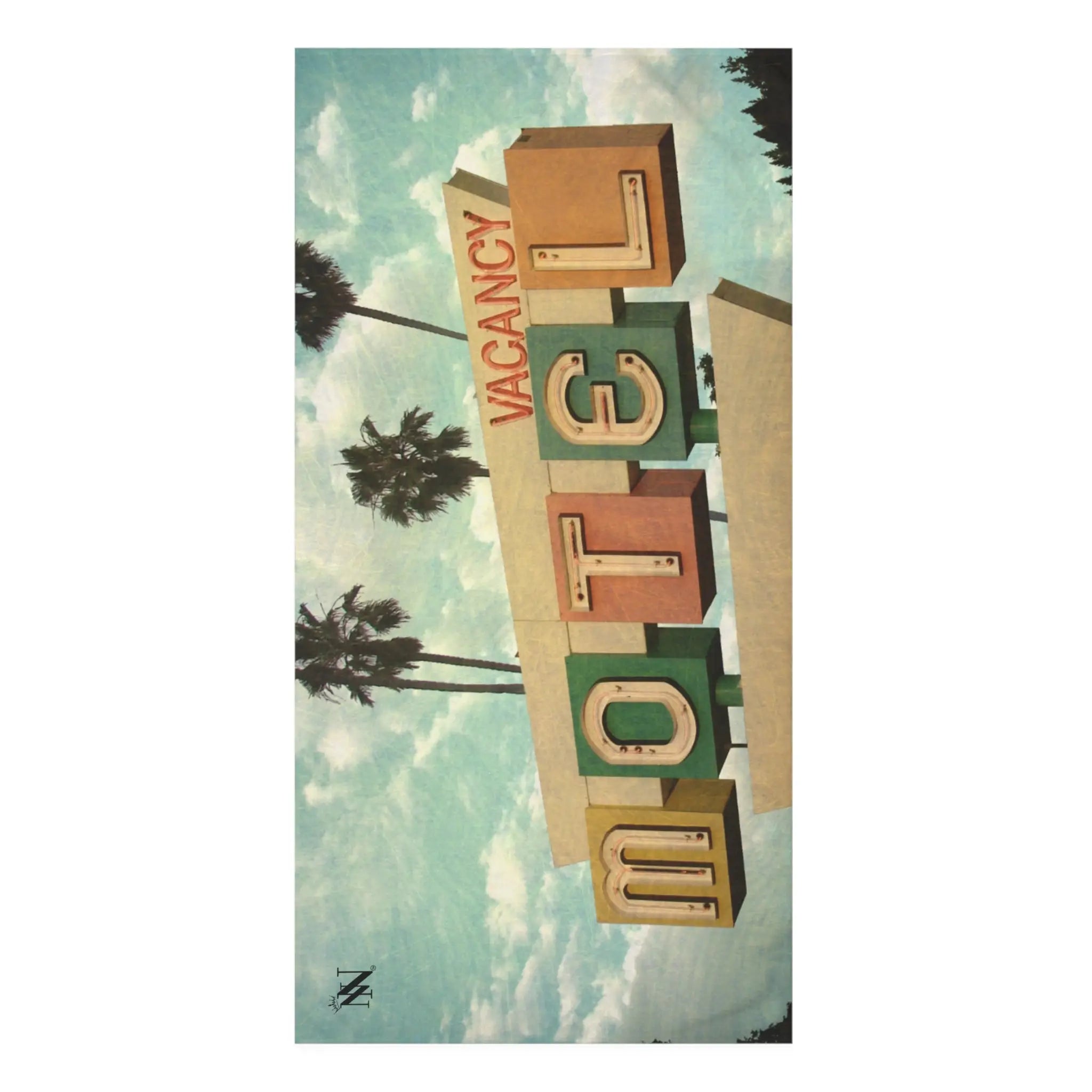 Retro Motel Vacancy Anal Sex Towel