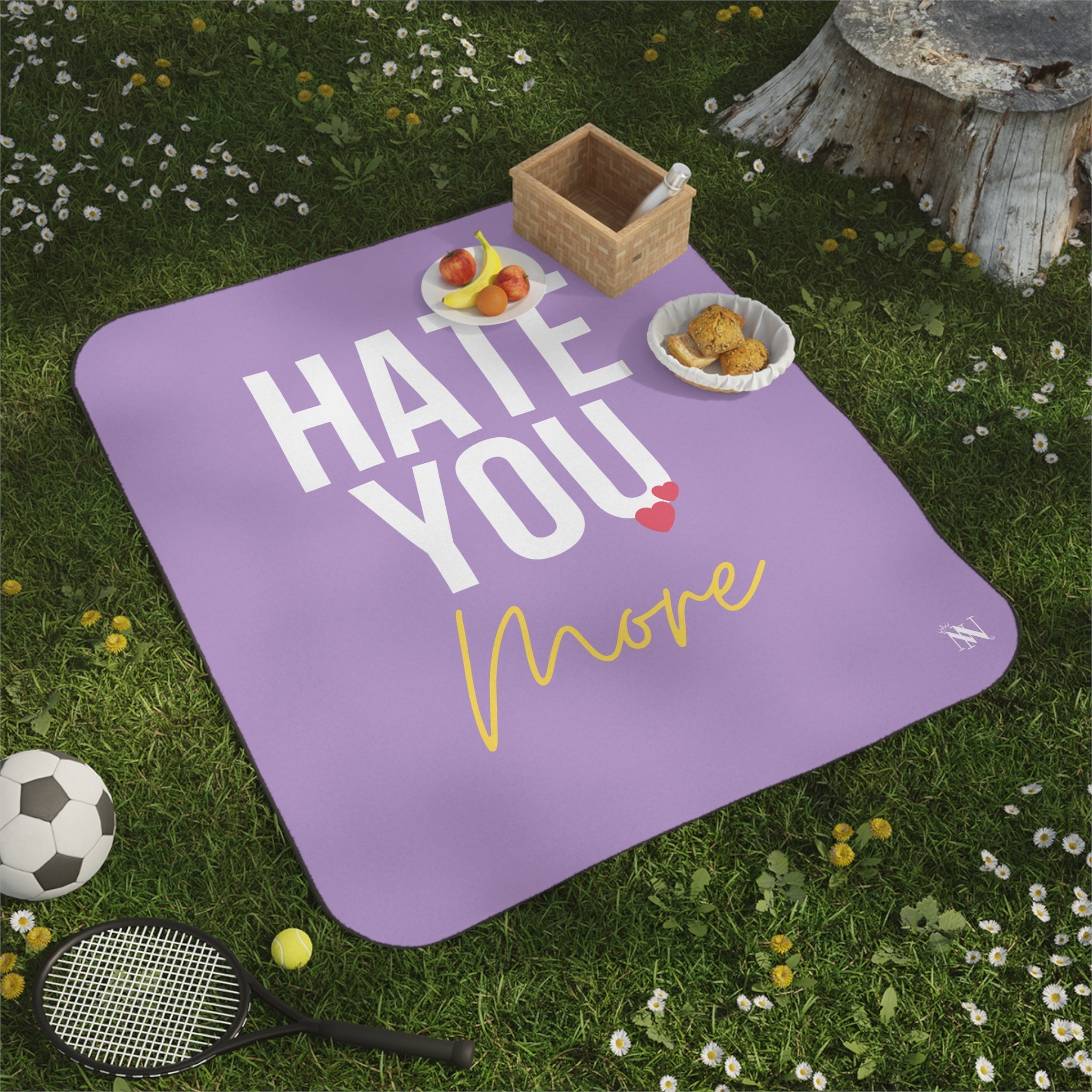 Hate You More | Mix Match Fun-Flirty Lovers’ Water-Resistant Blankets
