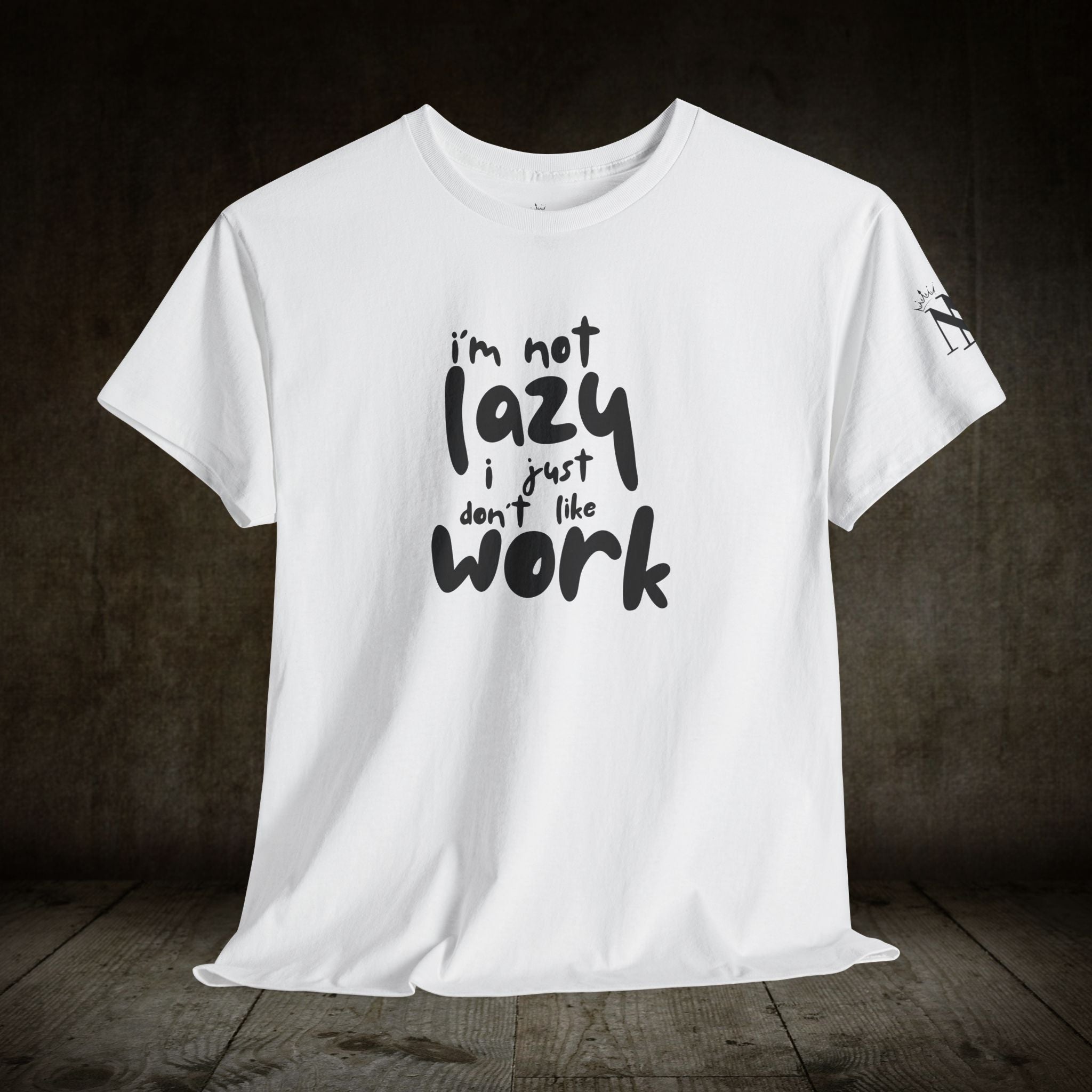 I’m Not Lazy | Mix & Match Cotton Unisex Fun-Flirty Lovers’ T-Shirts