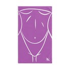 Sexy Female Outline Soft Plum Cum Towel