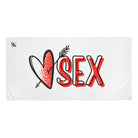 Heart Arrow Sex Big Anal Play Sex Towel