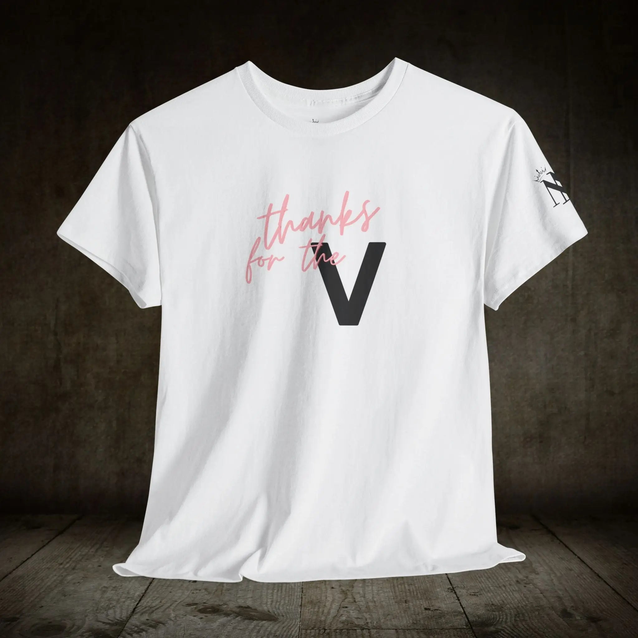 Thanks for the V! | Mix & Match 100% Cotton Unisex Fun-Flirty Lovers’ Tees