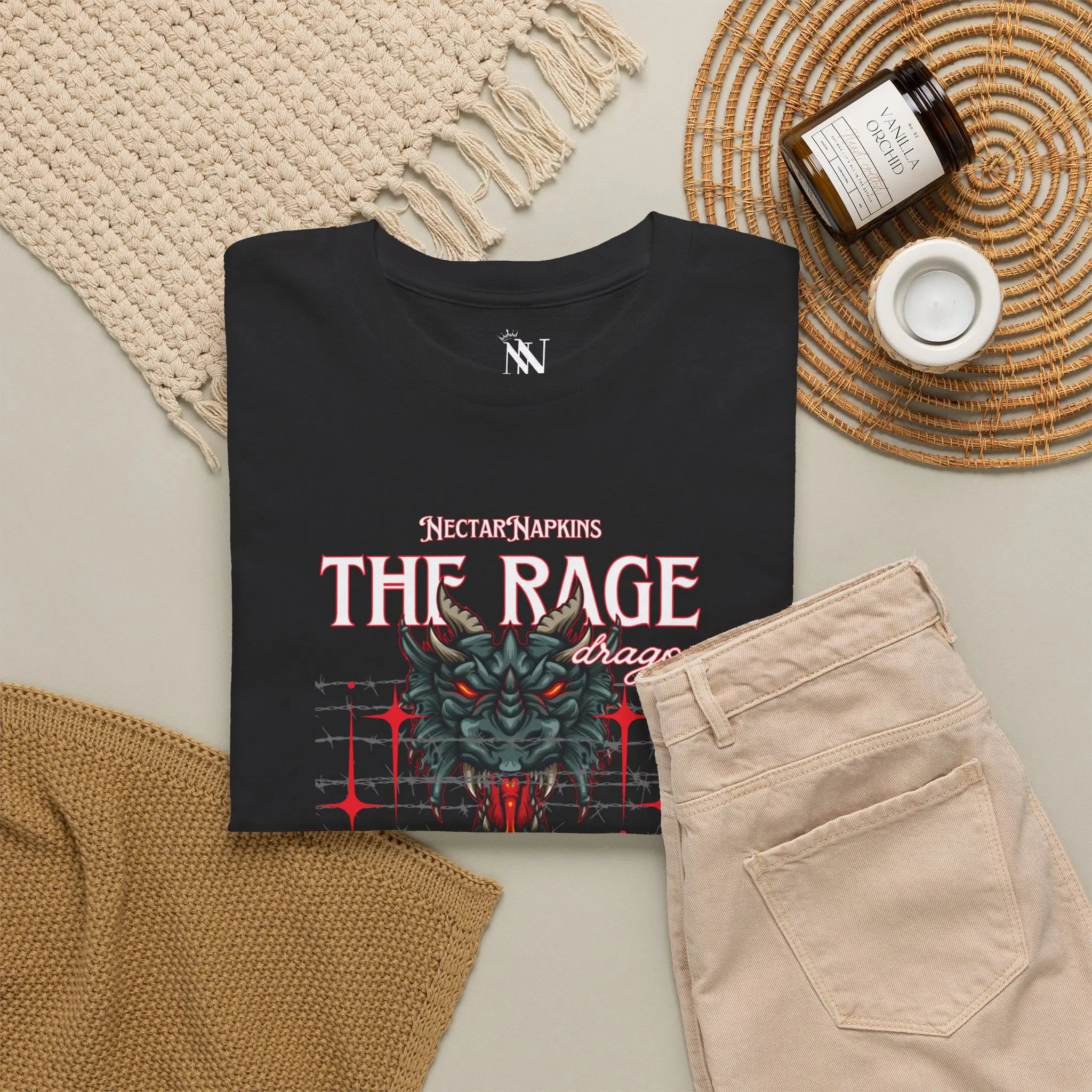 The Rage Dragon Cotton T-Shirt