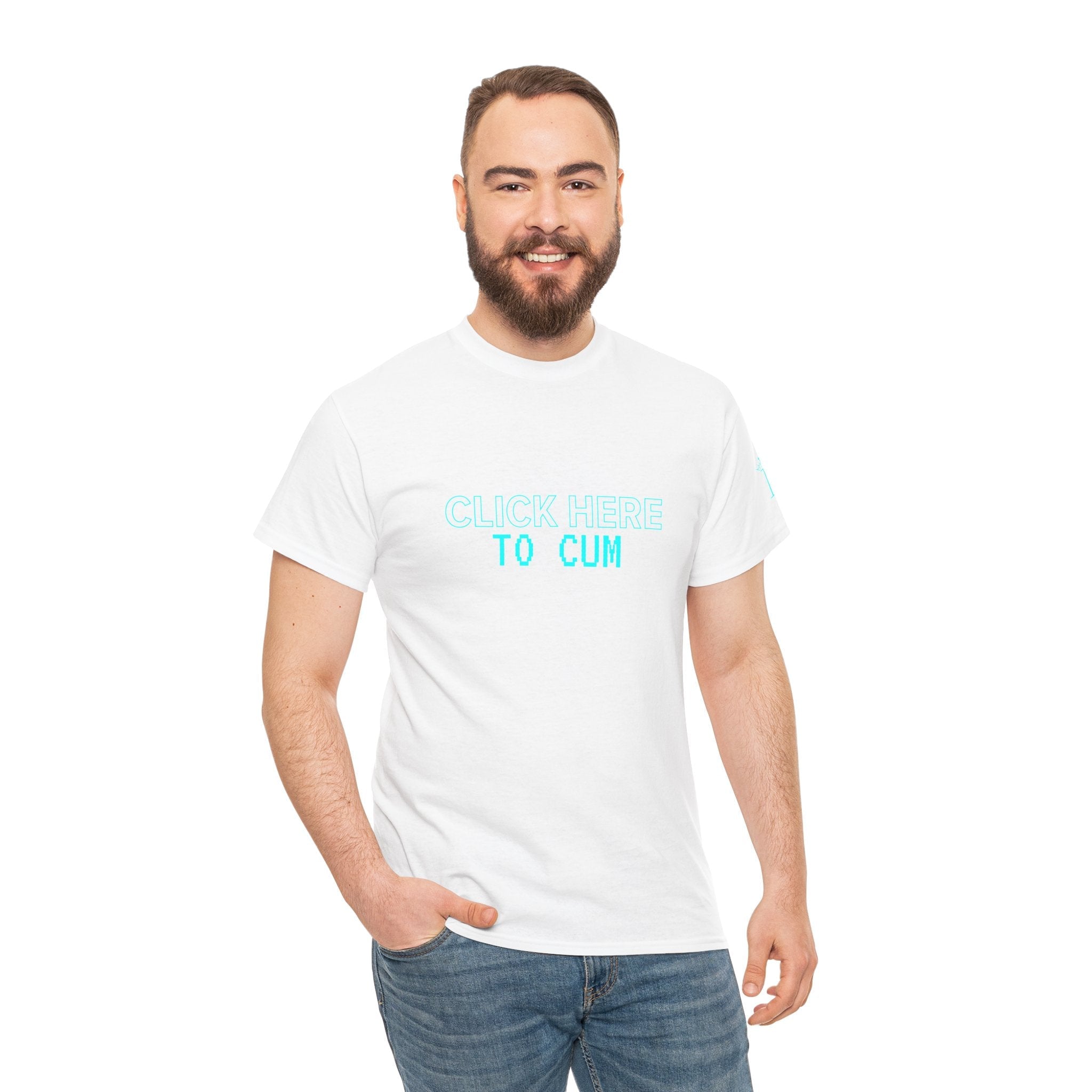 Click Here To Cum | Mix & Match 100% Cotton Unisex Fun-Flirty Lovers’ Tees