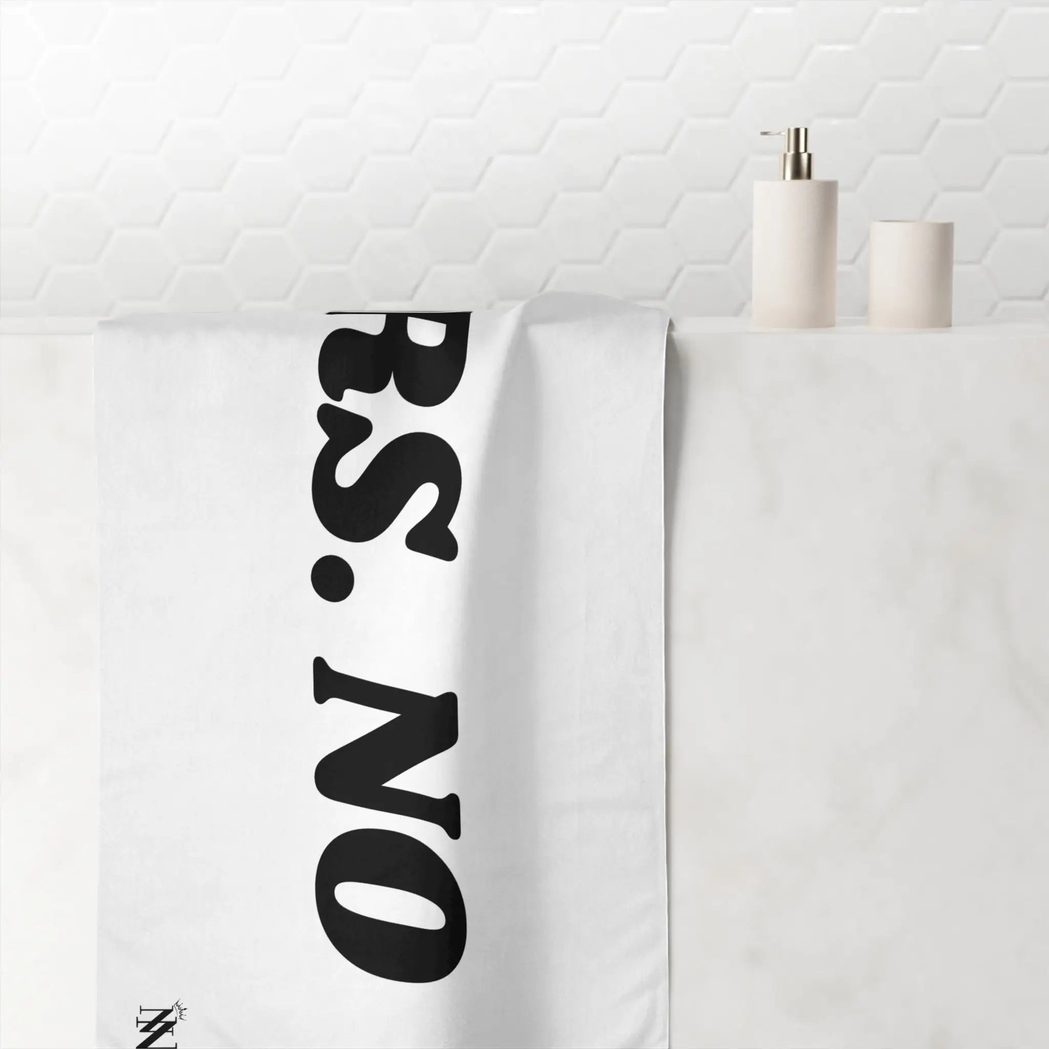 Mrs. No | Mix & Match XL Fun-Flirty Lovers’ Towels