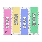 Work Hard Fuck Hard | Mix & Match Playful Fun-Flirty Lovers’ Toy Mats