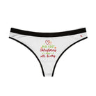 Our First Christmas as Mr. & Mrs. | Mix & Match Women’s Fun-Flirty Lovers’ Thongs