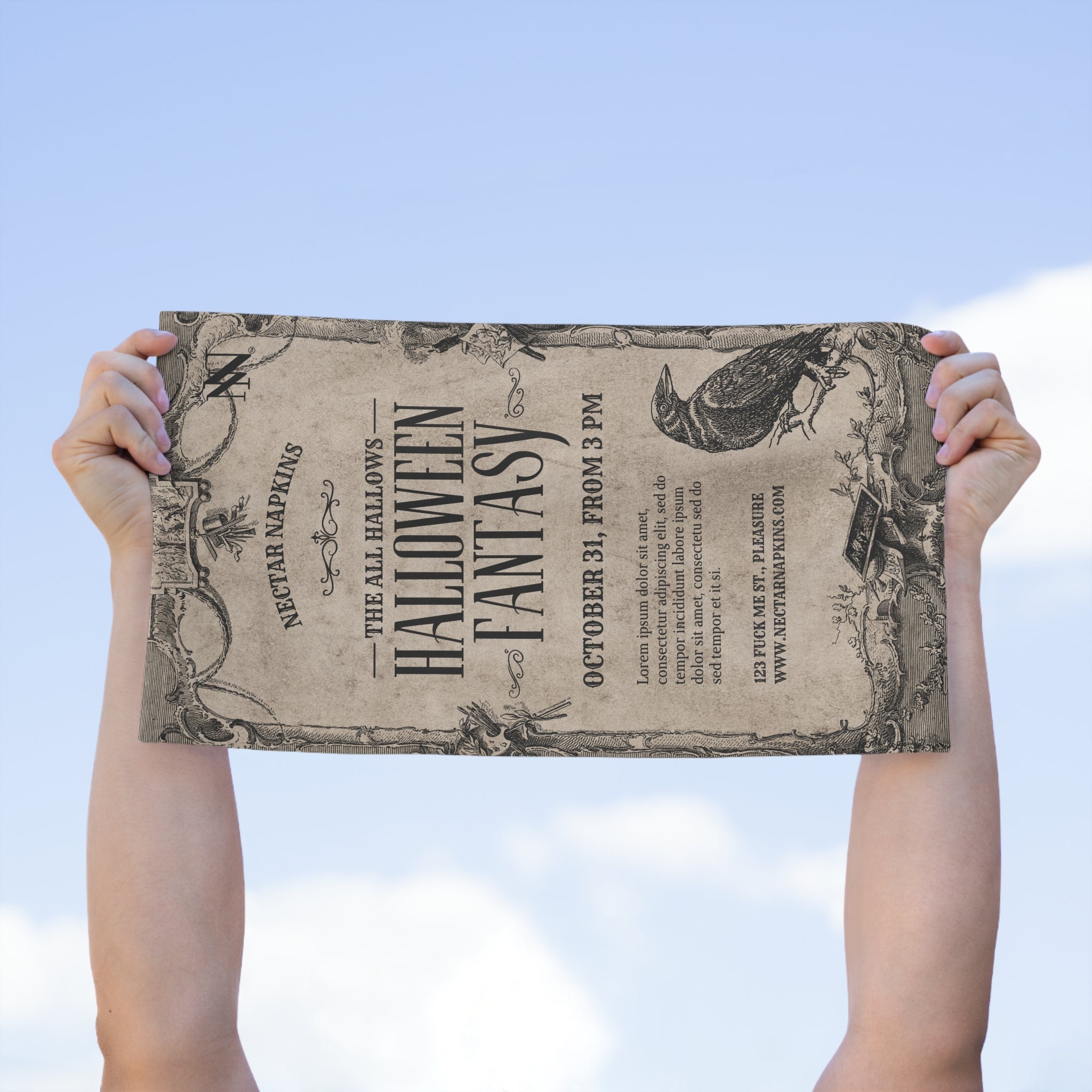 Halloween Fantasy | Mix & Match Soft Fun-Flirty Lovers’ Towels