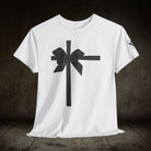 Unwrap Me Black Bow | Mix & Match 100% Cotton Unisex Fun-Flirty Lovers’ Tees