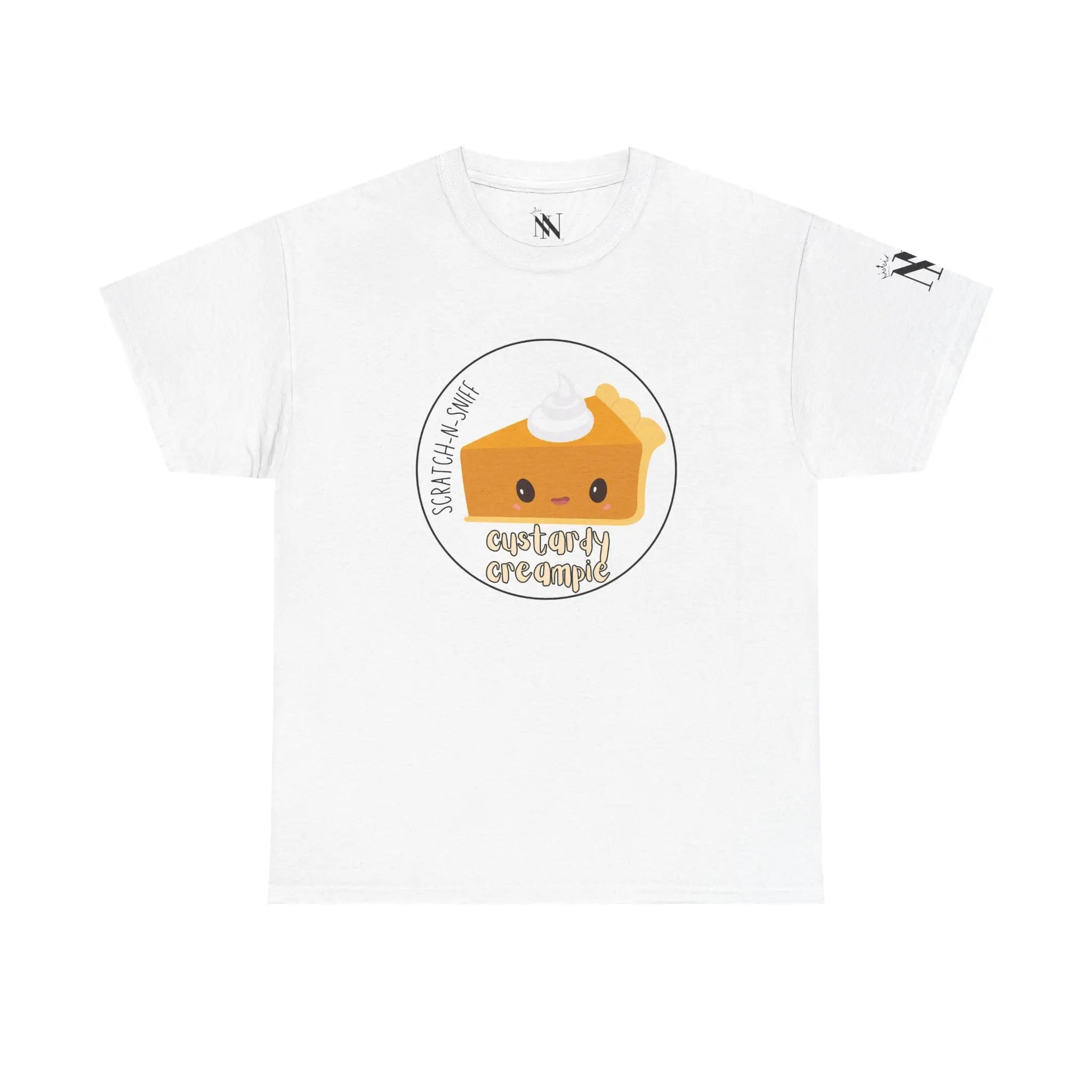 Custardy Creampie Scratch N Sniff | Mix & Match 100% Cotton Unisex Fun-Flirty Lovers’ Tees