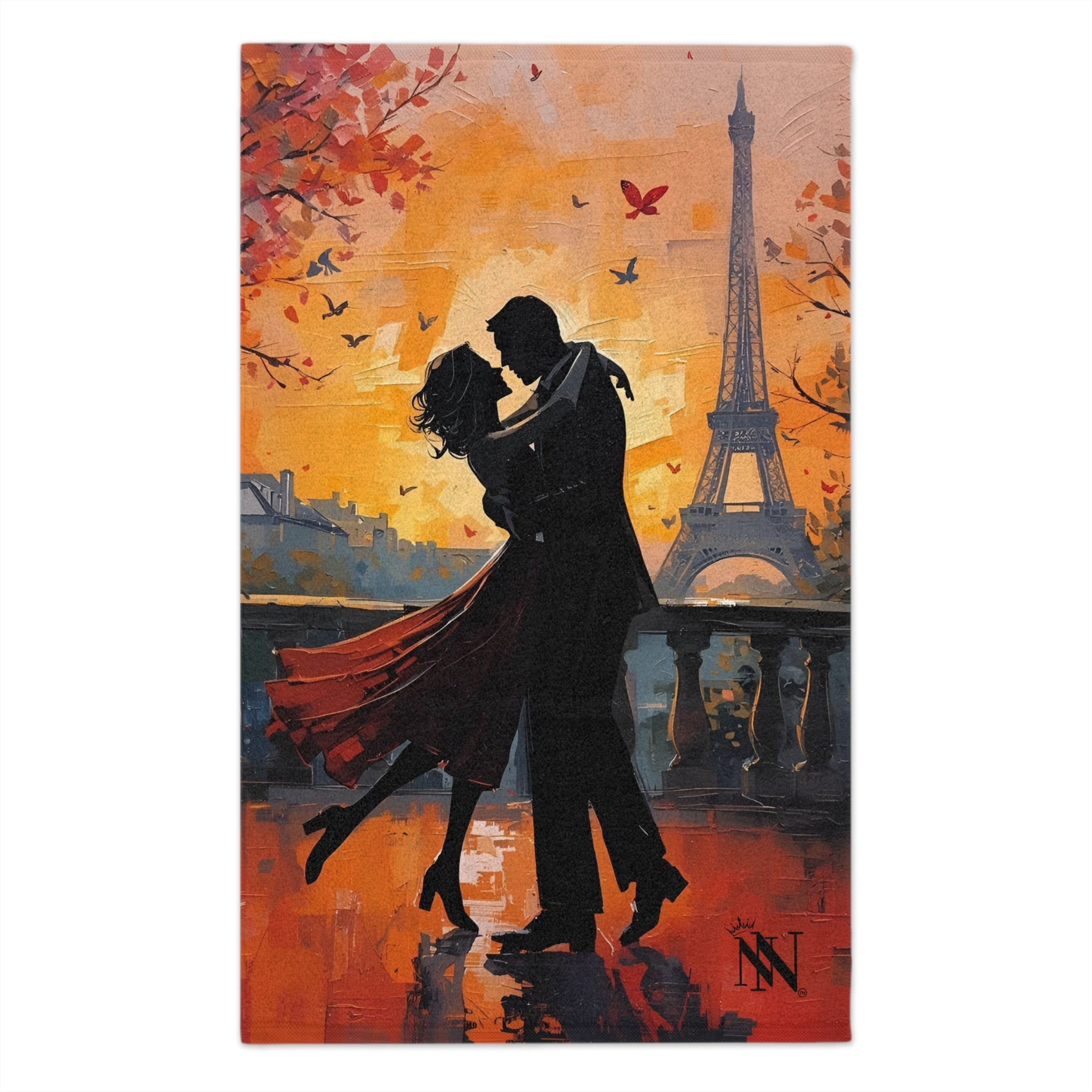 Sweep Me off My Feet Graphic | Mix & Match Soft Fun-Flirty Lovers’ Towels