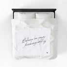 Believe in Your Fucking Self | Mix & Match Soft Fun-Flirty Lovers’ Blankets