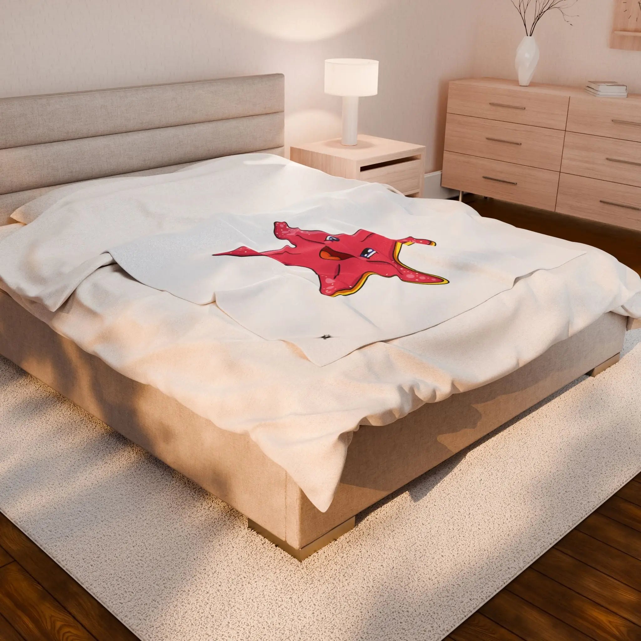 Happy Pink Starfish Sex Blanket