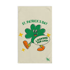 Looking for Luck Shamrock St. Patrick’s Day | Mix & Match Classic Fun-Flirty Lovers’ Towels