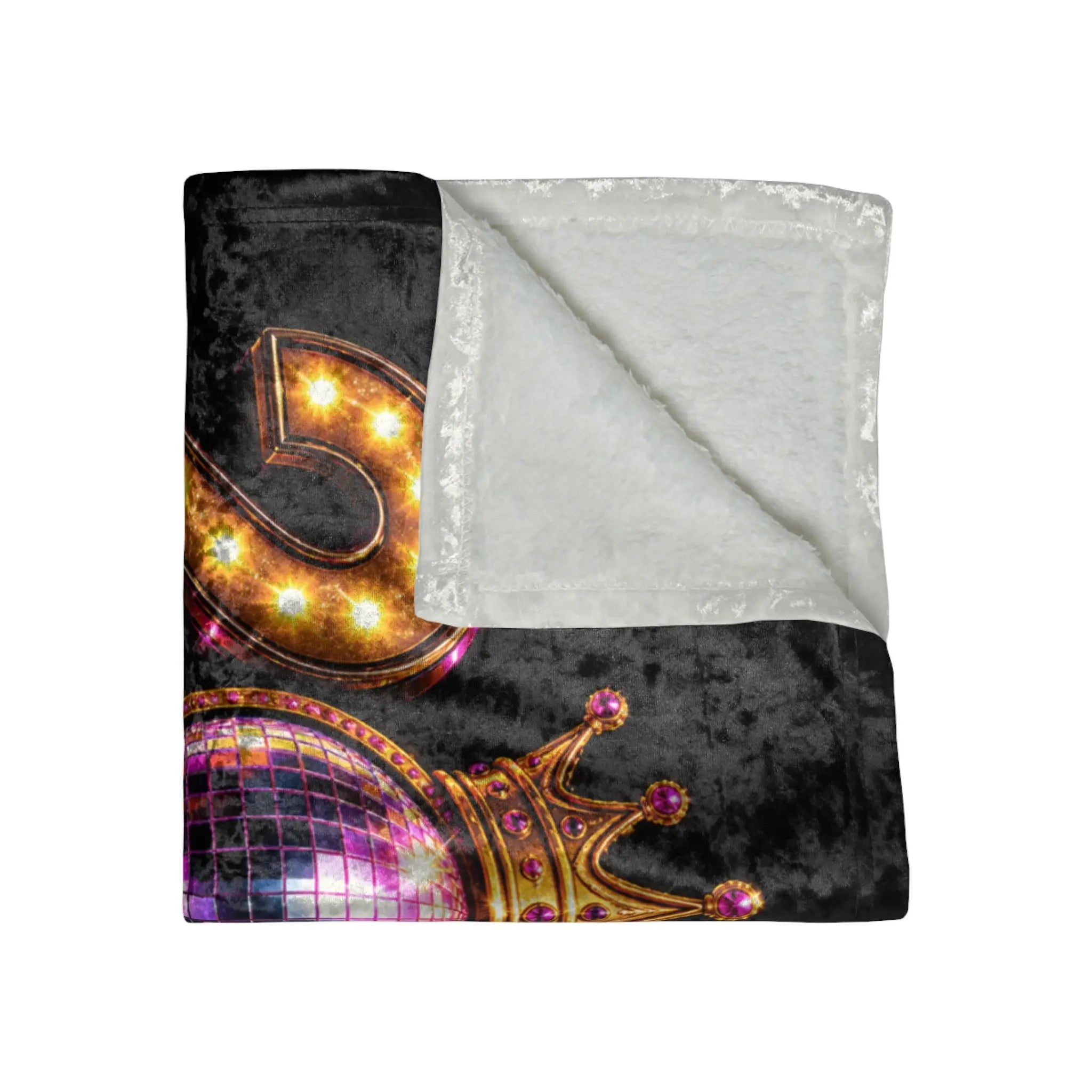 Cheers to More Trouble New Year | Nectar Napkins Fun-Flirty Lovers’ Crushed Velvet Blankets