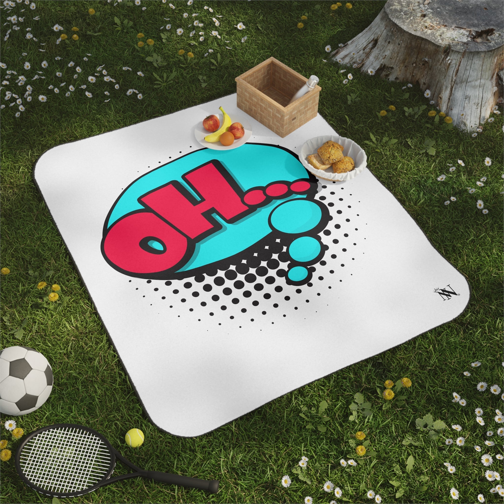 Thinking Oh... Cartoon Fun | Mix Match Fun-Flirty Lovers’ Water-Resistant Blankets