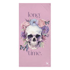 Long Time. Skull Floral | Nectar Napkins XL Fun-Flirty Lovers’ Towels