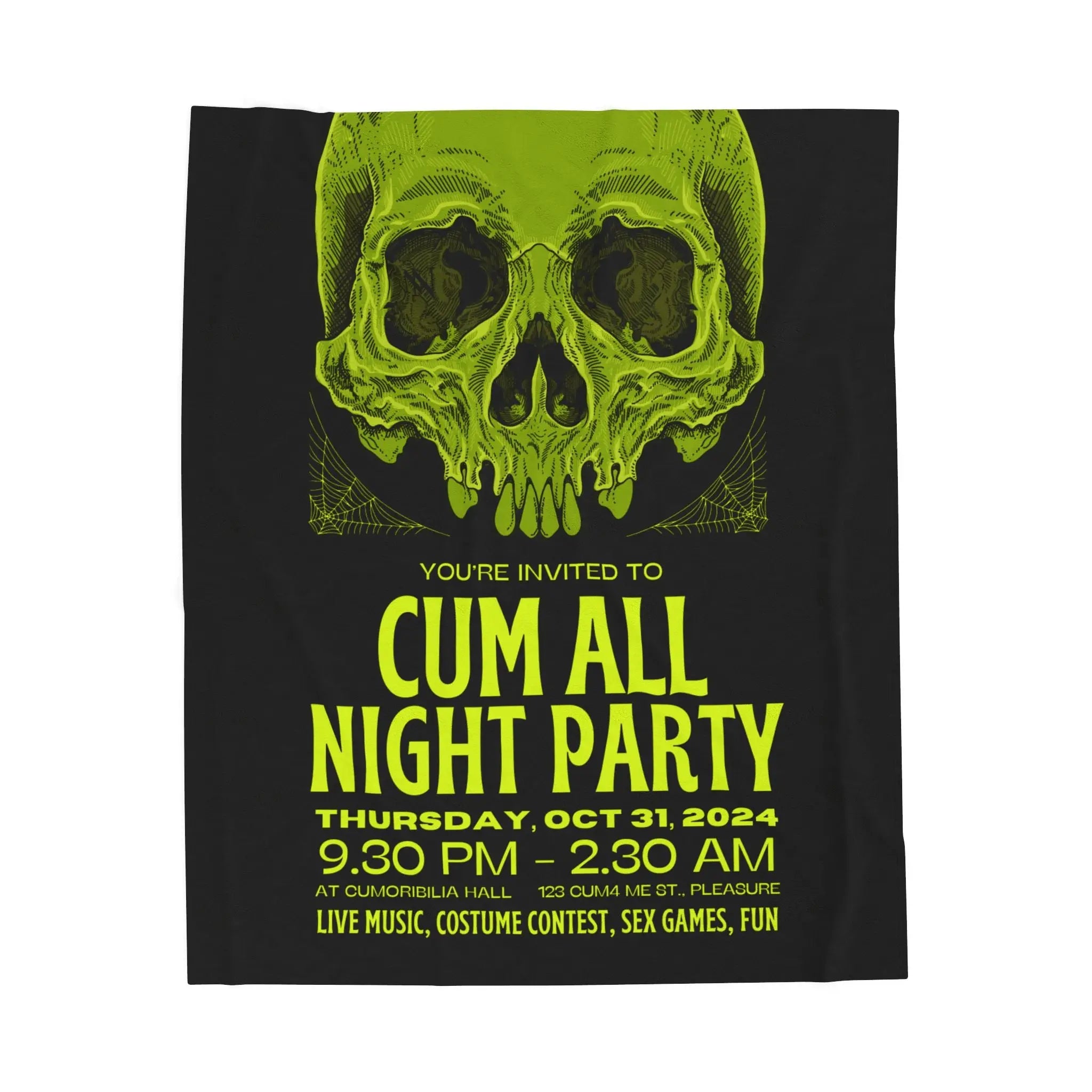 All Night Party | Mix & Match Velveteen Fun-Flirty Lovers’ Blankets