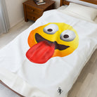 Licker Emoji | Mix & Match Velveteen Fun-Flirty Lovers’ Blankets