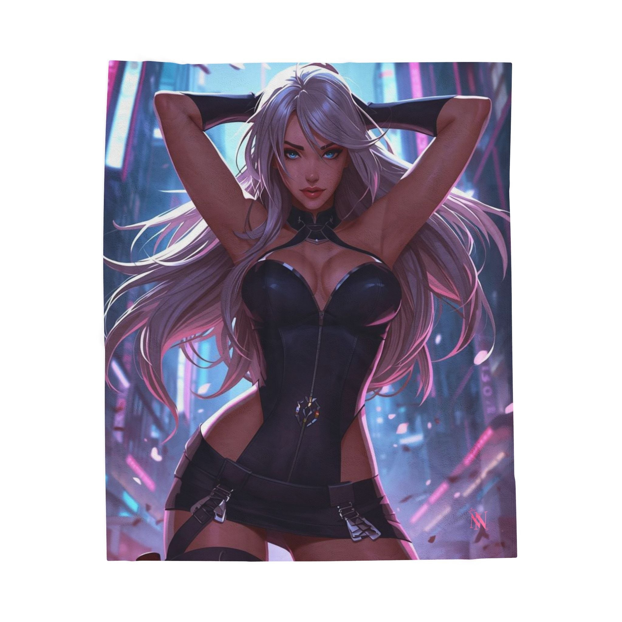 Sexy Anime Maiden Fantasy Women Couple Gifts Sexy Lovers’ Silky Soft Blanket