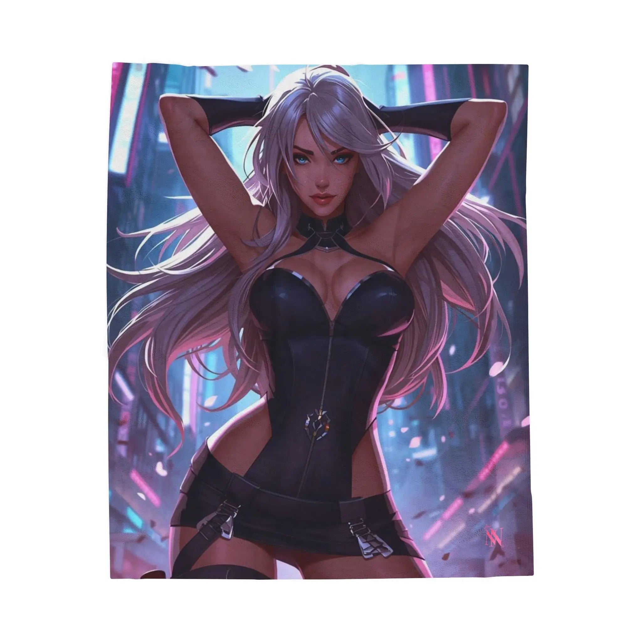 Sexy Anime Maiden Fantasy Women Couple Gifts Sexy Lovers’ Silky Soft Blanket