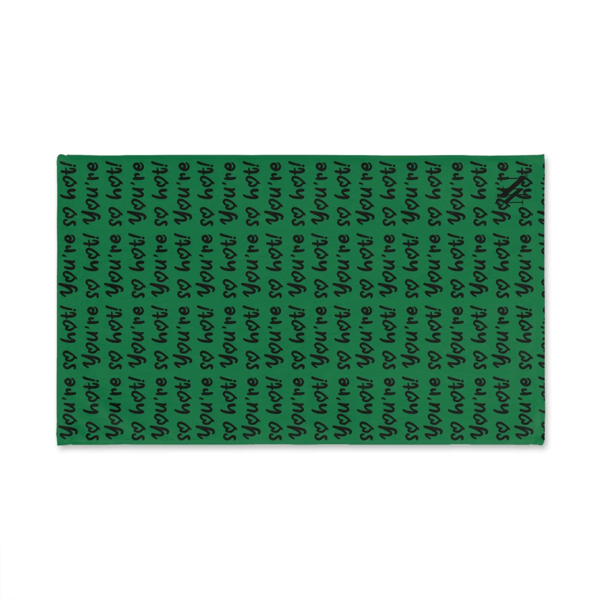 You’re So Hot! Patterned Green Cum Towel