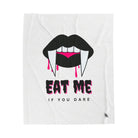 Eat Me If You Dare | Mix & Match Soft Fun-Flirty Lovers’ Blankets