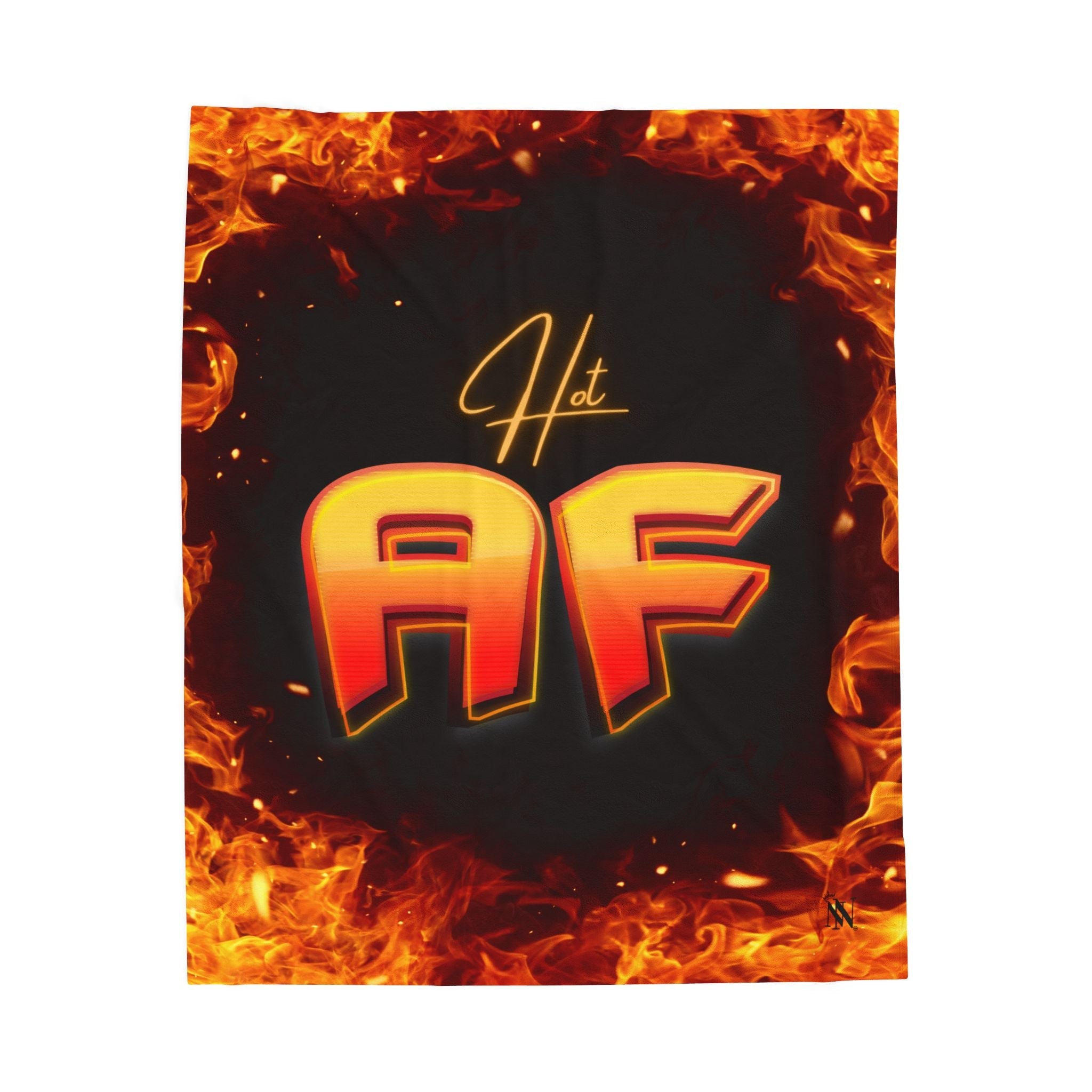 Flaming Hot AF | Mix & Match Velveteen Fun-Flirty Lovers’ Blankets
