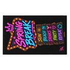 Spring Break Neon Sign Sex Towel