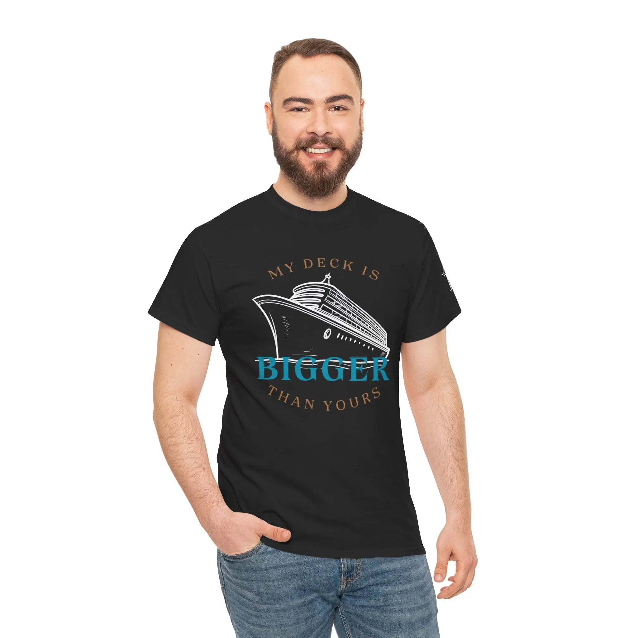 My DECK is Bigger | Mix & Match 100% Cotton Unisex Fun-Flirty Lovers’ Tees