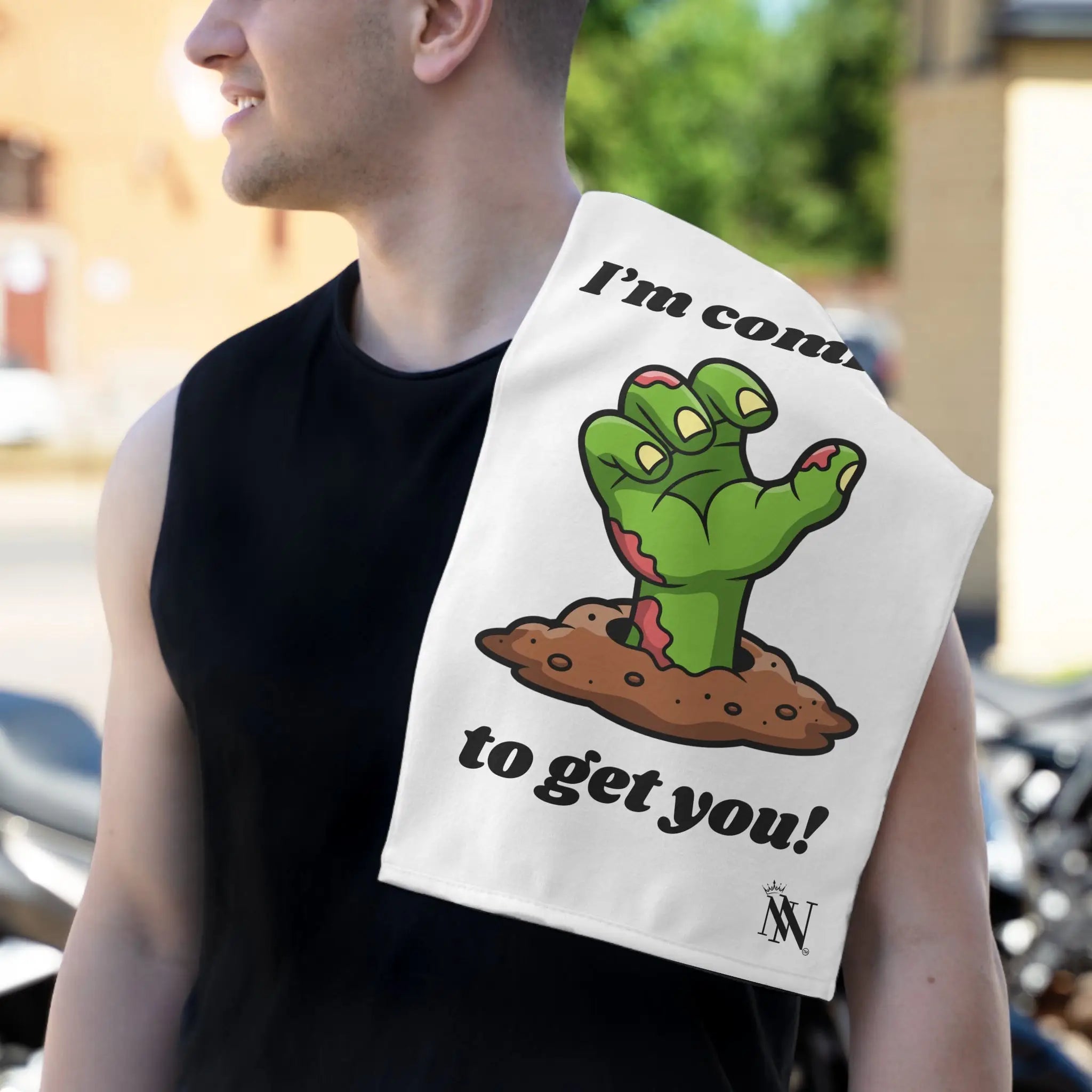 I’m Coming to Get You Monster | Mix & Match Soft Fun-Flirty Lovers’ Towels