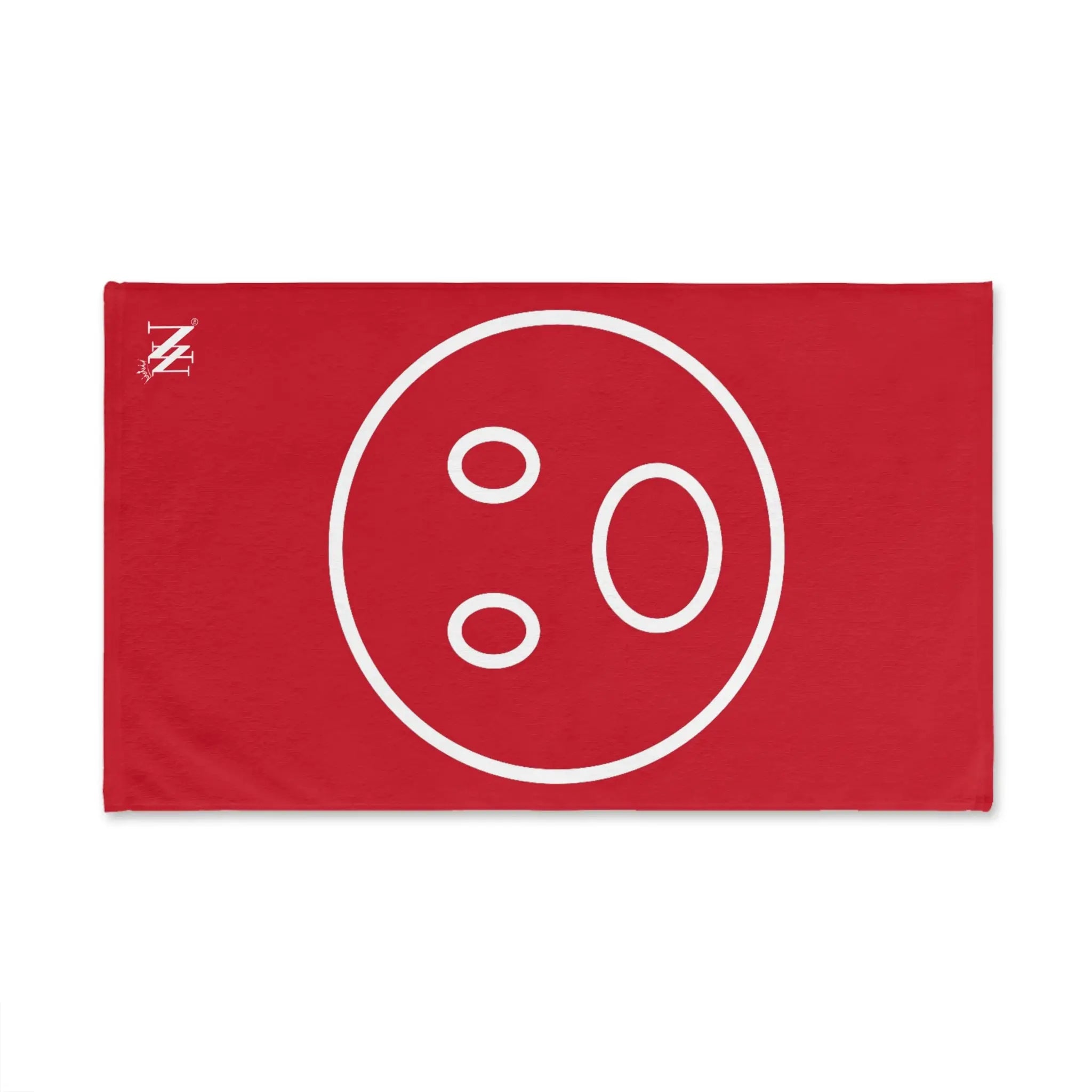 Surprised Emoji Red | Mix & Match Classic Fun-Flirty Lovers’ Towels