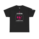 Attention Charging Station Romantic Couples Sex Gifts 100% Cotton T-Shirt