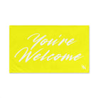 Simply You’re Welcome Neon Yellow Cum Towel