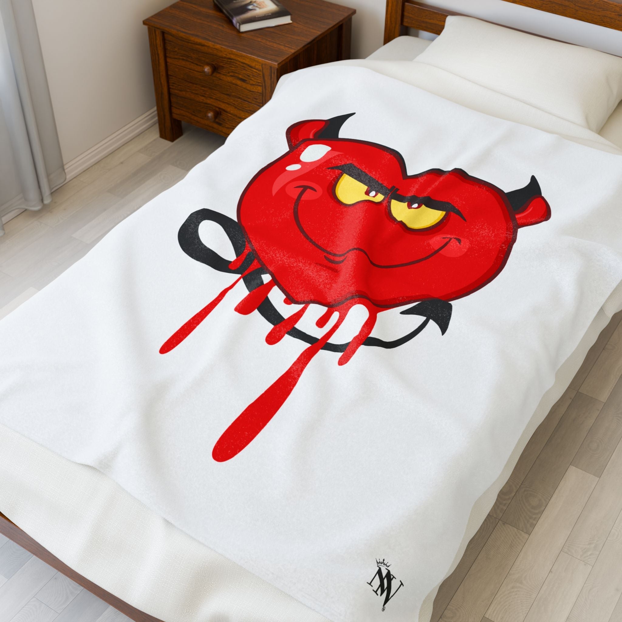Slippery Little Devil | Mix & Match Soft Fun-Flirty Lovers’ Blankets