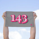143 Grey | Mix & Match Soft Fun-Flirty Lovers’ Towels