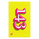 143 Neon Yellow | Mix & Match Soft Fun-Flirty Lovers’ Towels