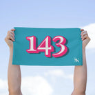 143 Teal | Mix & Match Soft Fun-Flirty Lovers’ Towels