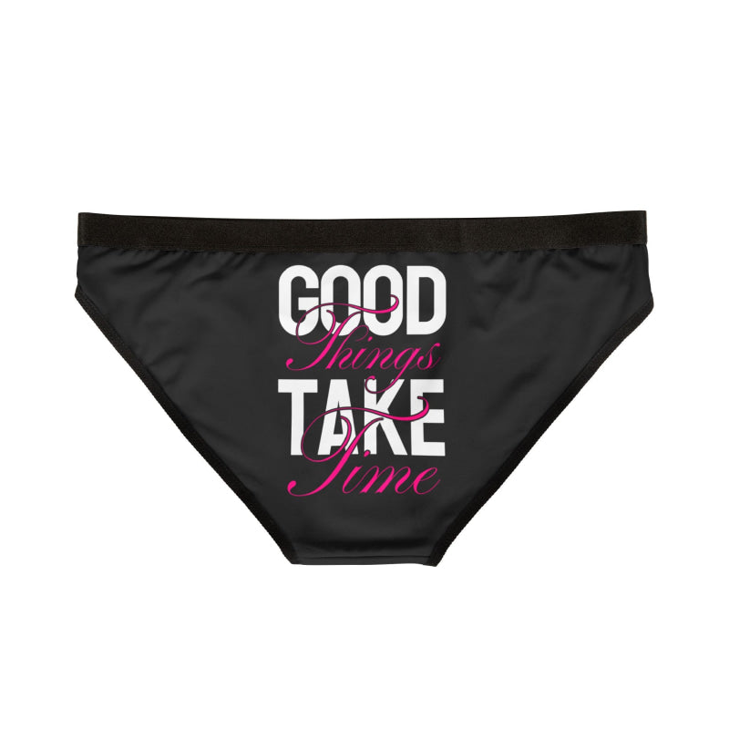 Good Things Take Time | Mix & Match Women’s Fun-Flirty Lovers’ Panties