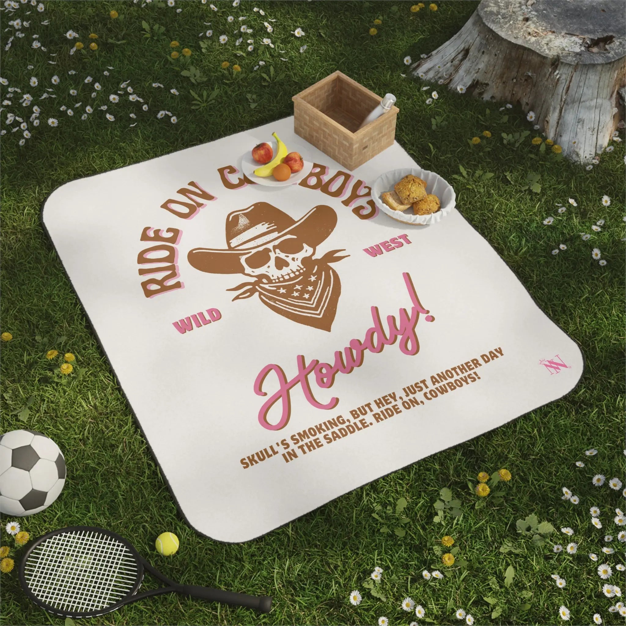 Ride On Cowboys | Mix Match Fun-Flirty Lovers’ Water-Resistant Blankets