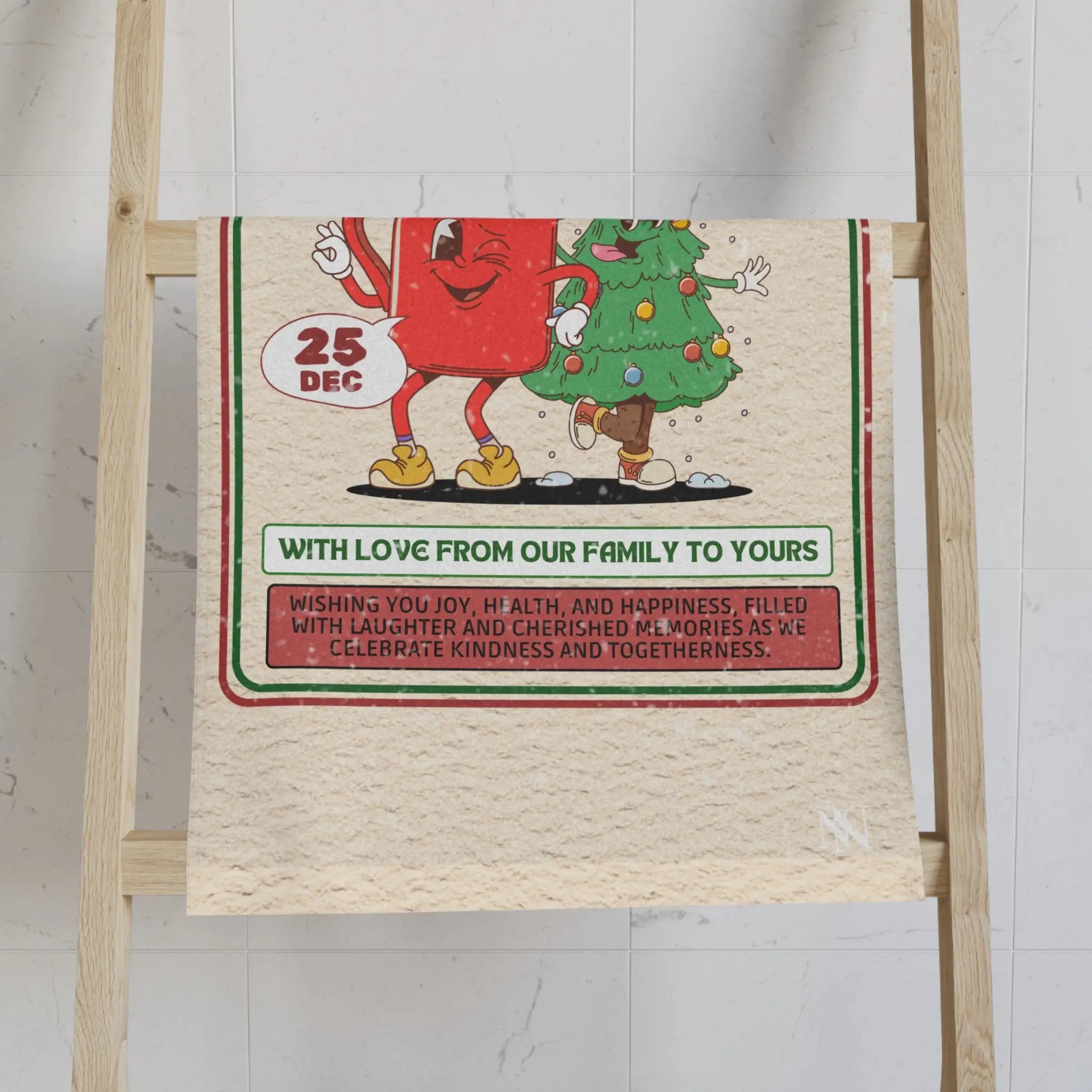 Christmas Card | Mix & Match Original Fun-Flirty Lovers’ Towels