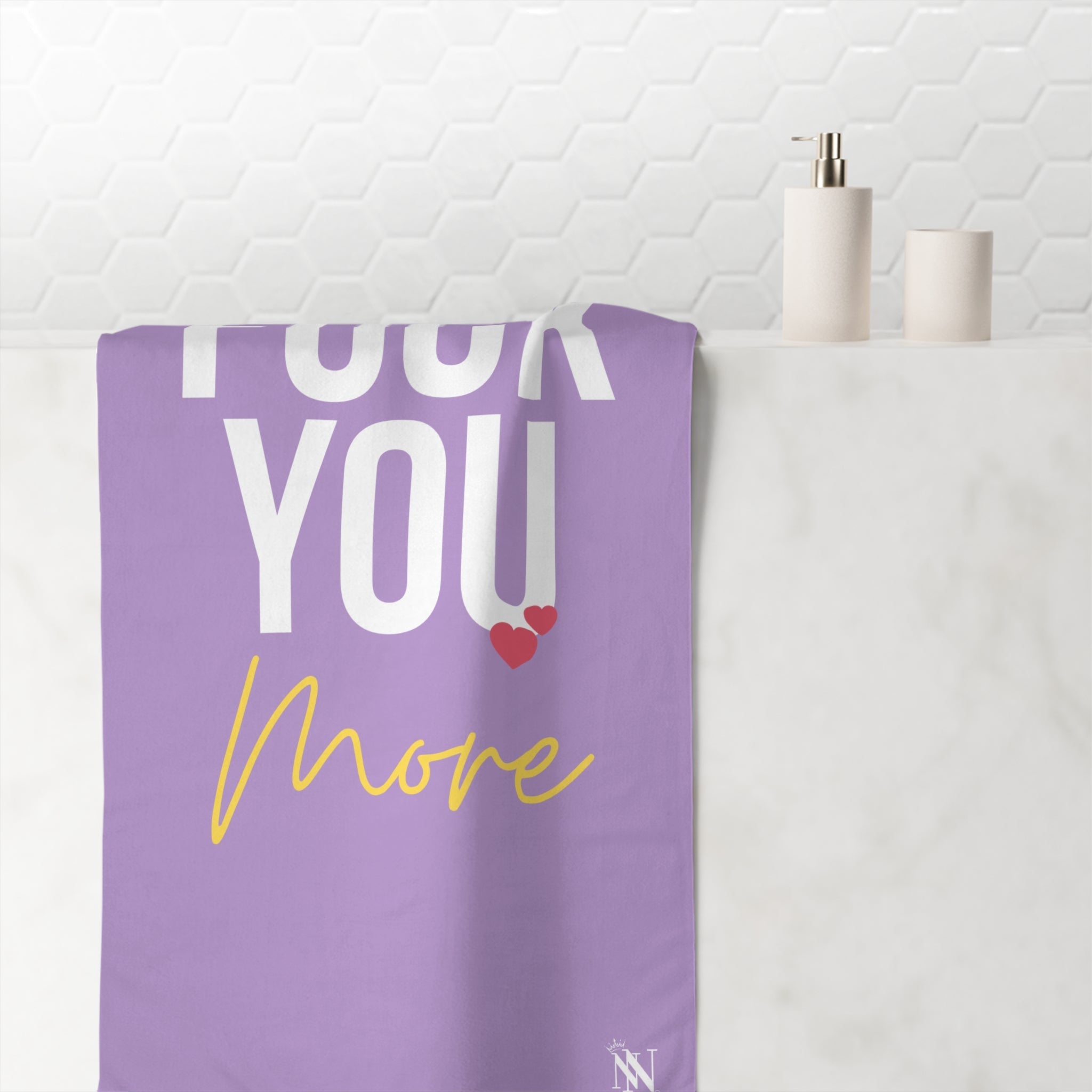 Fuck You More | Mix & Match XL Fun-Flirty Lovers’ Towels