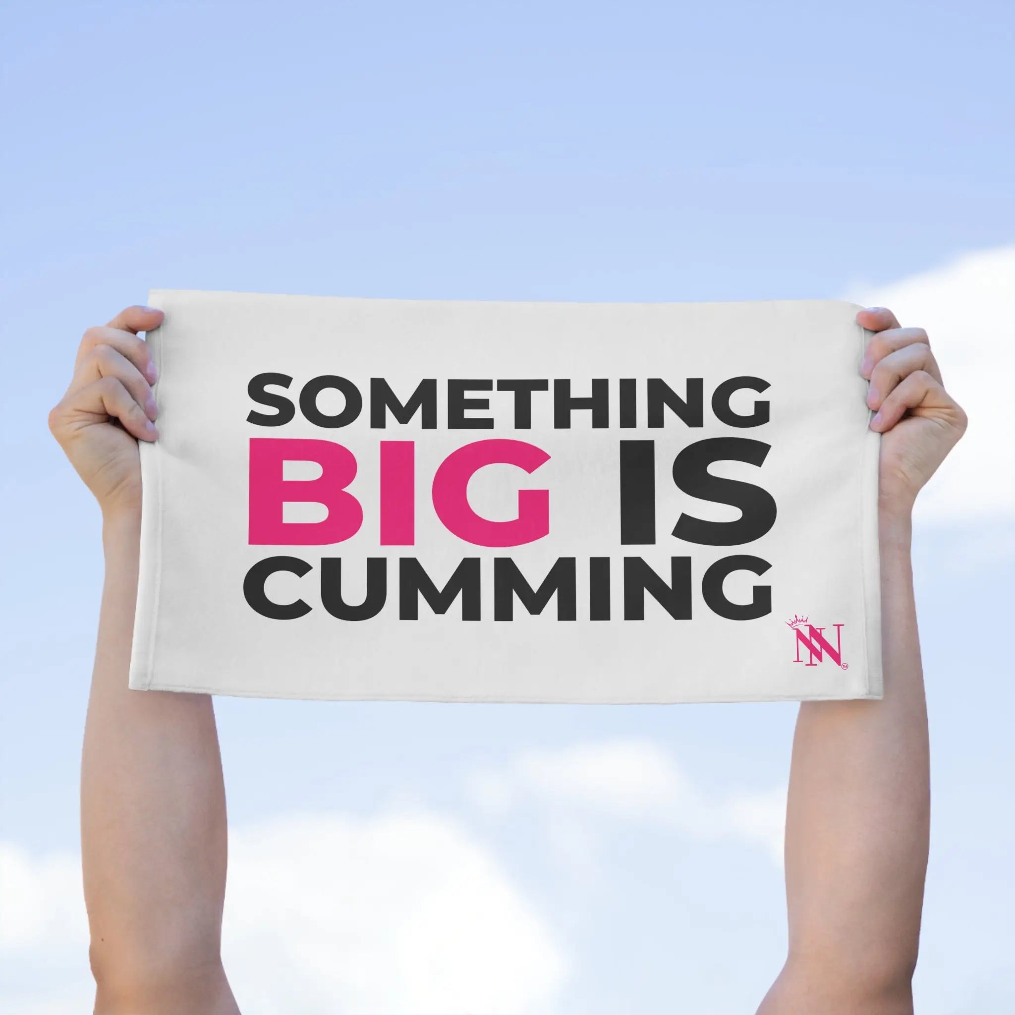 Something Big is Cumming | Mix & Match Soft Fun-Flirty Lovers’ Towels