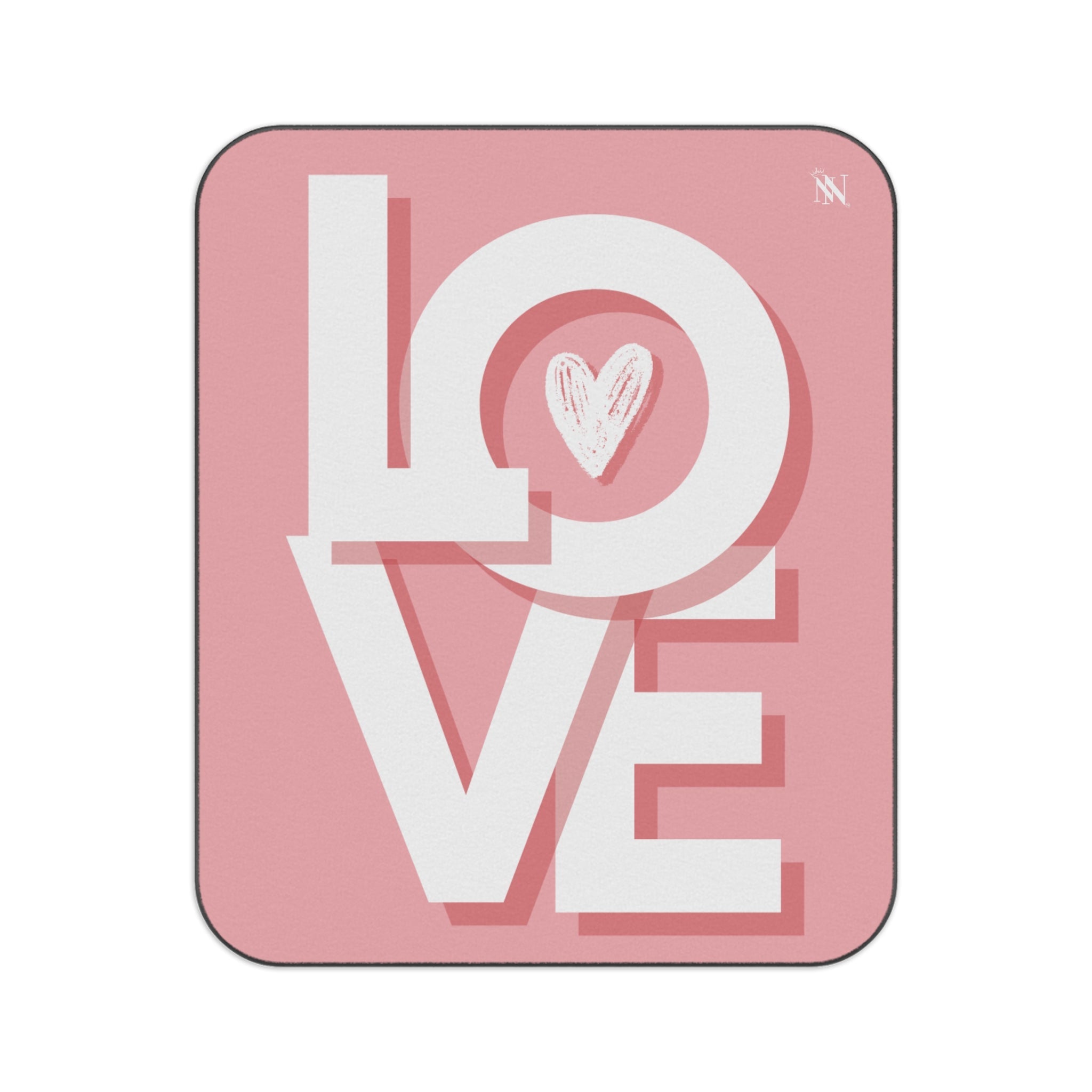 Block Letter Love Heart Sex Blanket