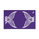 Mr. Mrs. Mermaid Shareable Sides Purple Cum Towel