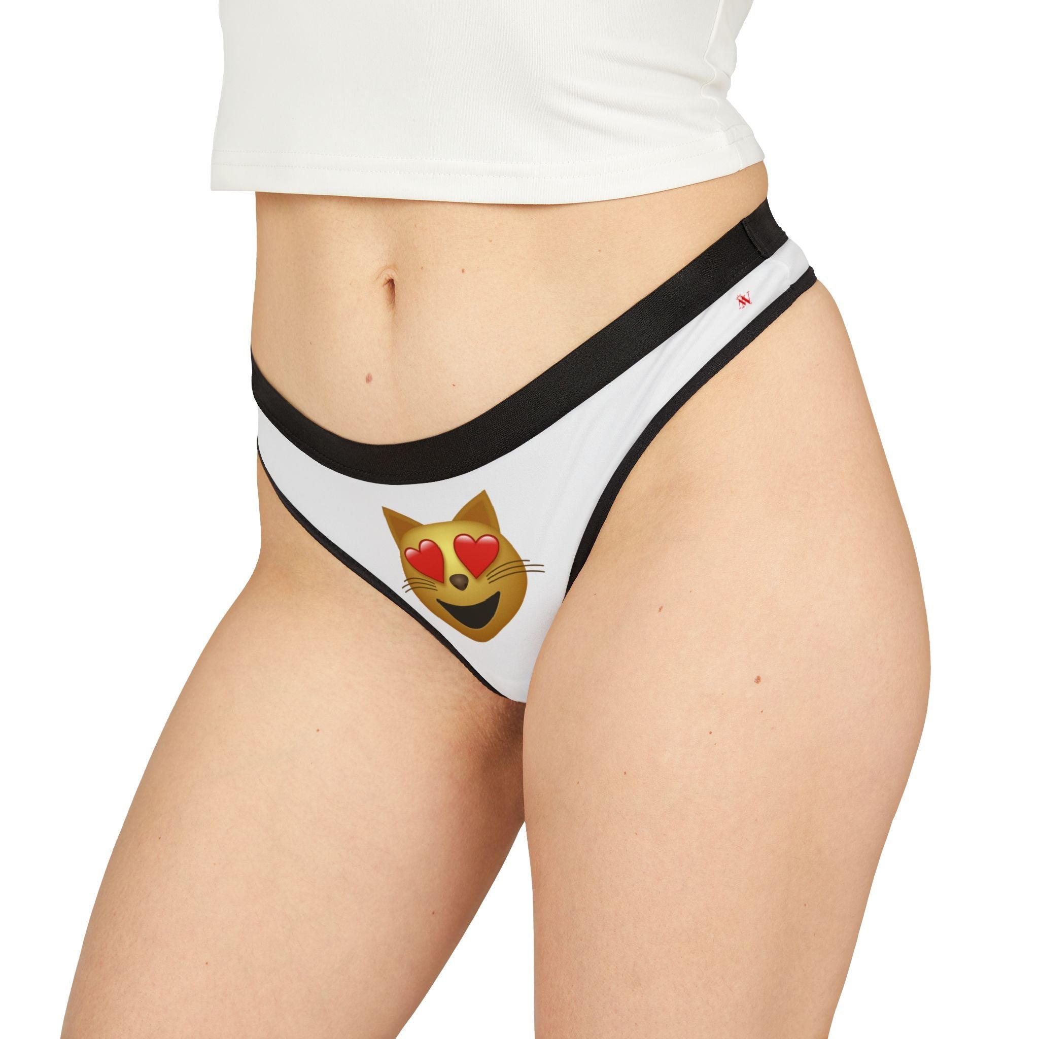 Kitty Love Emoji | Mix & Match Women’s Fun-Flirty Lovers’ Thongs